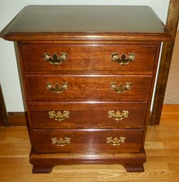 #222 Mahogany 4-drawer Side Table