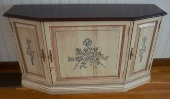 #229 Painted Console With 2 Tops