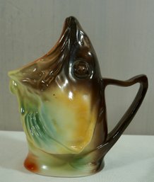 #17- Royal Bayreuth Fish Head Creamer - 6' T X 5.5' W