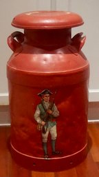 #234 Red Milk Can 2ftT X 12'W