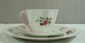 #30- Shelley Trio - Cup/ Saucer/ Under- Plate