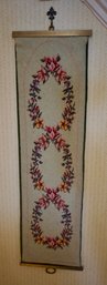 #215 Needlepoint Bell Pull 8 X 28
