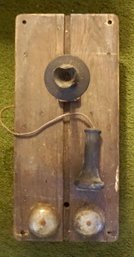 #216 1910 Oak Crank Phone/ Bakerlite