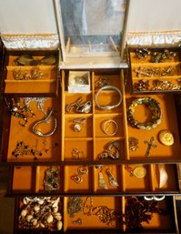 #217 Jewelry Box With Contents