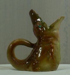 #48-  Rare Royal Bayreuth Gator Creamer 4.5' X 4'