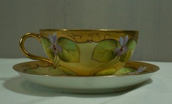 #75 - Pickard Cup And Saucer