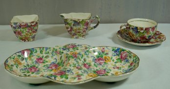 #80- 4 Pieces Of James Kent England Chintz