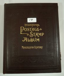#18- International Postage Stamp Album Nineteenth Century- 5- 10 Percent Full