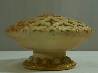 #110- Antique Worcester Potpourri Holder