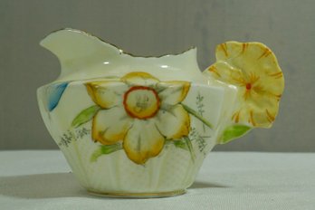 #115- Royal Paragon Flower Handled Creamer