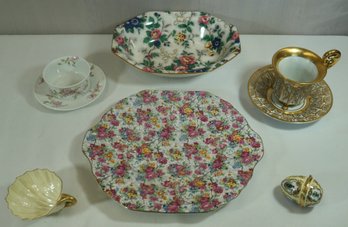 #116- 7 Piece Lot Including Chintz