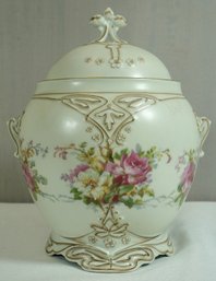 #128- Old Ivory , Clarion,  8' Biscuit Jar