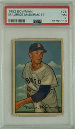 1952 Bowman # 25 Maurice Mcdermott  PSA 7 NM