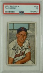 1952 Bowman #214 Ray Boone PSA 1 PR