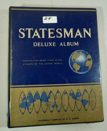 #24 Statesman Deluxe Album About 20 Percent Full By Harris