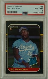 1987 Donruss #35 Bo Jackson RC PSA 8 NM - MT