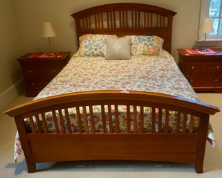 Cherry Headboard & Footboard