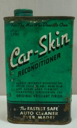 Vintage Car - Skin Automobile Reconditioner Soap Wax Cleaner Advertising Tin Can