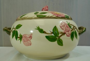 Franciscan Earthen Ware - Desert Rose Soup Tureen - 13'l