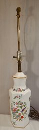 18th Century Pembroke Reproduction Aynsley Bone China Lamp- 27' T