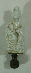 Vintage Asian Porcelain Lamp Finial 3.75'