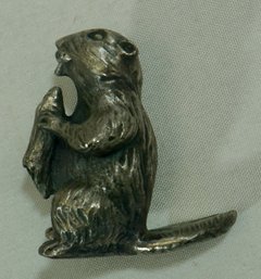 Ampersand Pewter Beaver 2.25' T