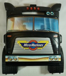 #15 1988 MicroMachines Semi Carrying Case Loaded With Over 50 Pieces