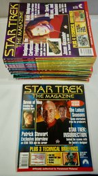 #31- Lot Of 23 Volume 1 # 1-23  Star Trek The Magazine - Mint Condition