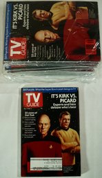 #36 Lot Of 11 Star Trek TV Guides - Kirk Vs Picard - 25 Years 10 Sealed, 1991