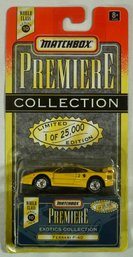 #49 Matchbox Premiere Exotics Collection Series 10 Ferrari F-40 Yellow MIB