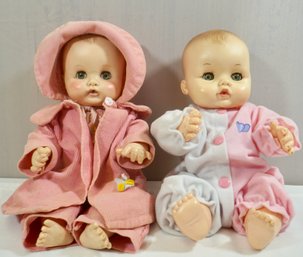 #79 Lot Of 2 Effanbee 1969 Baby Dolls