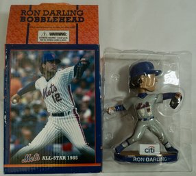 #91 New York Mets Ron Darling Bobblehead 1985 All-Star 2013 New In Box                                   J