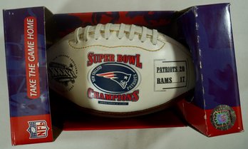 #104 Super Bowl 36 Champions New England Patriots Football