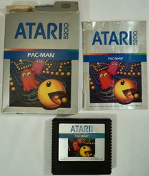 #116 Atari 5200 Pac Man  Game Cartridge / Box / Manual             Ex Condition                          MK