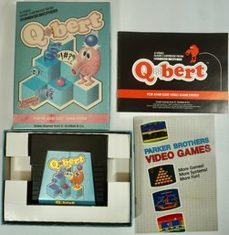 #118 Atari 5200 Q * Bert Game Cartridge / Box / Manual      Ex Condition                                 MK