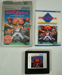 #119 Atari 5200 BerZerk  Game Cartridge / Box / Manual      Ex Condition                                 MK