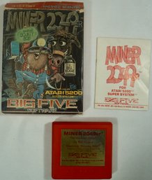 #120 Atari 5200 Miner 2049er Game Cartridge / Box / Manual      Ex Condition                          MK