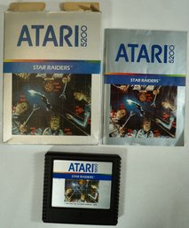 #121 Atari 5200 Star Raiders Game Cartridge / Box / Manual      Ex Condition                             MK