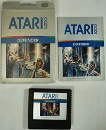 #124 Atari 5200 Defender Game Cartridge / Box / Manual      Ex Condition                                 MK