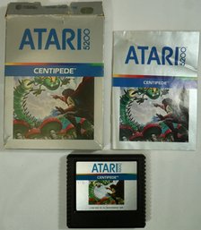 #125 Atari 5200 Centipede Game Cartridge / Box / Manual      Ex Condition                                 MK