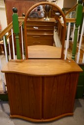 #101 Mid Century Teak Sideboard & Mirror