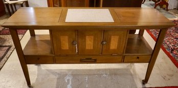 #131 Barbo's Mid Century Sideboard On Wheels