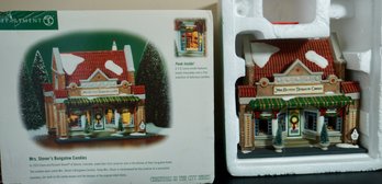 F63 Dept 56 Christmas In The City Mrs Stover's Bungalow Candy