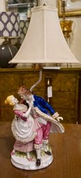 #170 Porcelain Figural Lamp 23'T