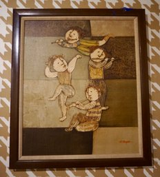 #172 Signed Joyce Roybal Artwork Oil On Canvas