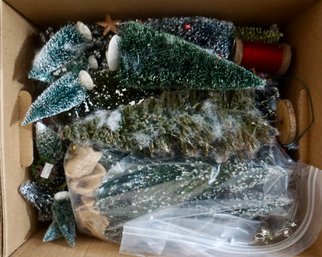 F99 Box Full Of Evergreen Trees For Chirstmas Village