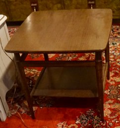 #178 Mid Century Formica Top End Table 24'square X 22'T