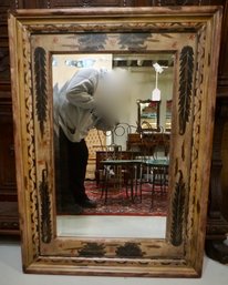 #181 Folk Art Mirror 35 1/2' X 48'