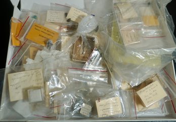 015  Box Lot Of Rocks & Mineral Specimans Over 30