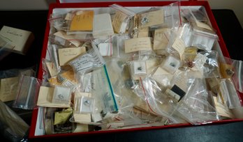 017  Box Lot Of Rocks & Mineral Specimans Over 100